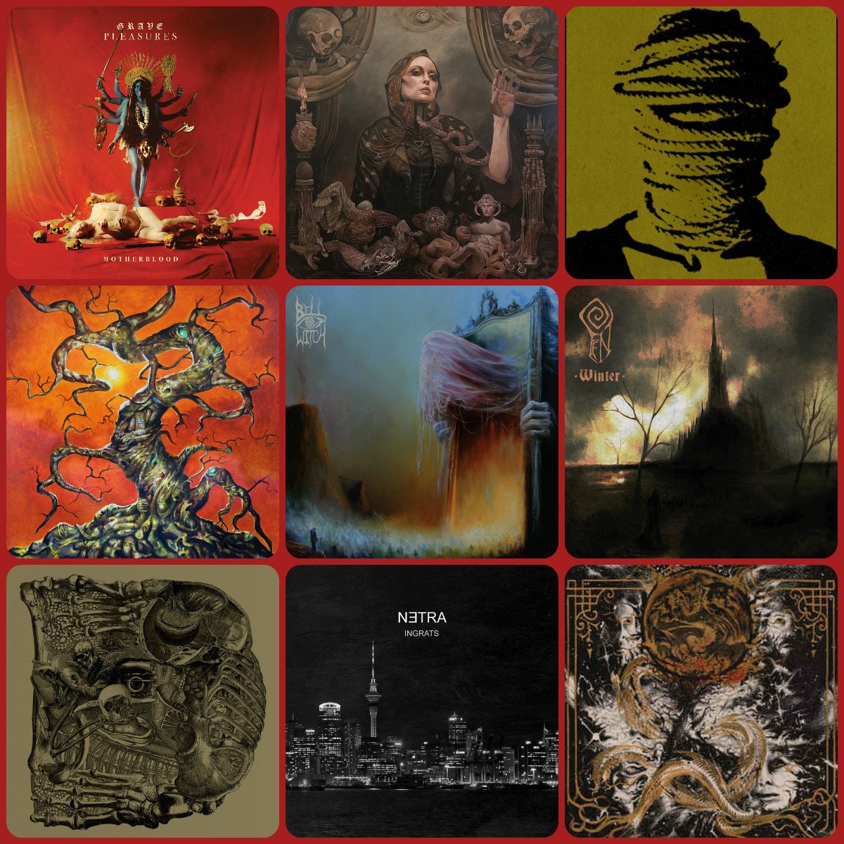 aond_'s tweet photo. #2017Best9Albums @gravepleasures @ChristandSatan #RopeSect #Kairon;IRSE! @BellWitchdoom #Fen @Borisheavyrocks #Netra @kngwmn https://t.co/r5iCNwBqVf