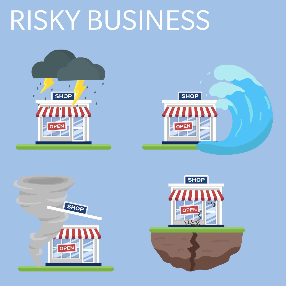 RodMudd's tweet image. Anyone a small business owner? If you operate out of one location, consider whether you are at risk for loss if natural disasters occur. My suggestion: have a proper disaster response plan in place. Also, give me a call and let's talk through your insurance options.