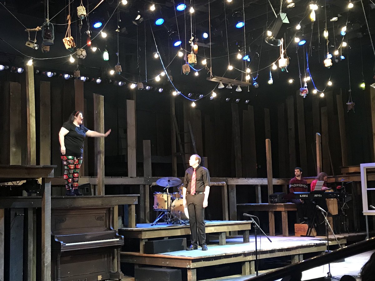 City_Theatre's tweet photo. Kicking the night off with @babyGRANDcomedy doing their original new musical “A Charlie Brown Groundhog’s Day” #sleighmyname https://t.co/E42CJlczes