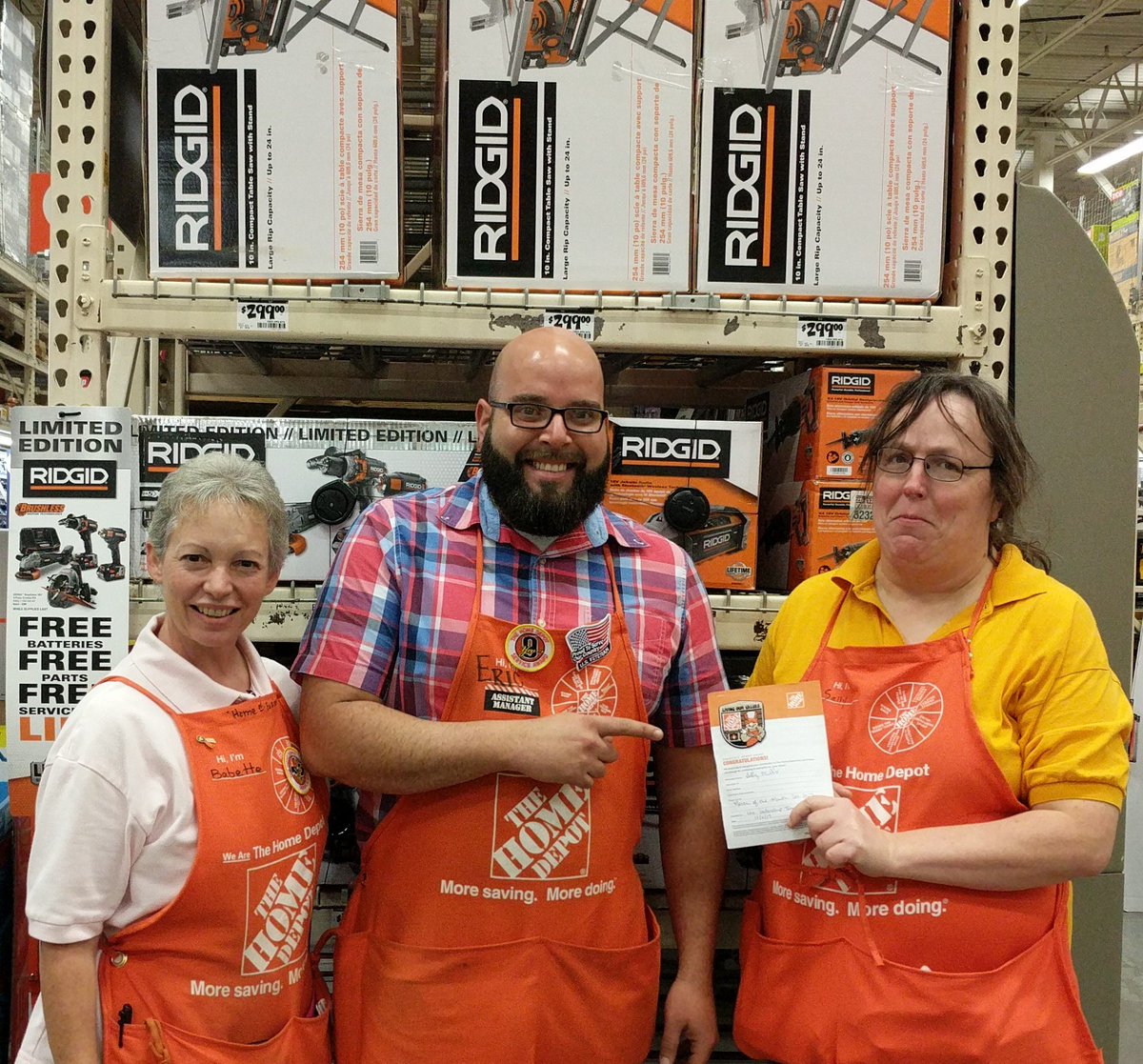 ESpelbring's tweet photo. Mustang Sally is our Merch associate of the month. Great job Sally keep up the great work https://t.co/OCfj4gx29u