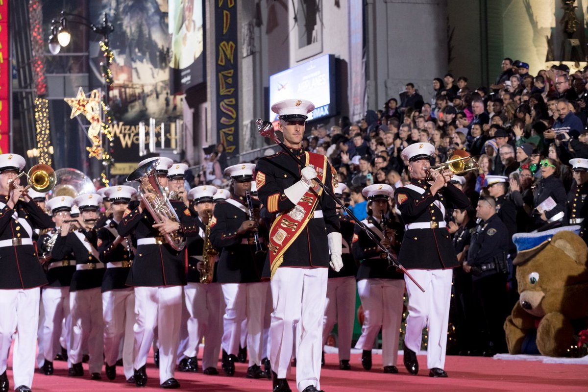 We've got The Marine Color Guard coming down Hollywood Blvd. Tune in to <a href="/TheCW/">The CW</a> to see them and tons of other great acts at 8pm/7c!