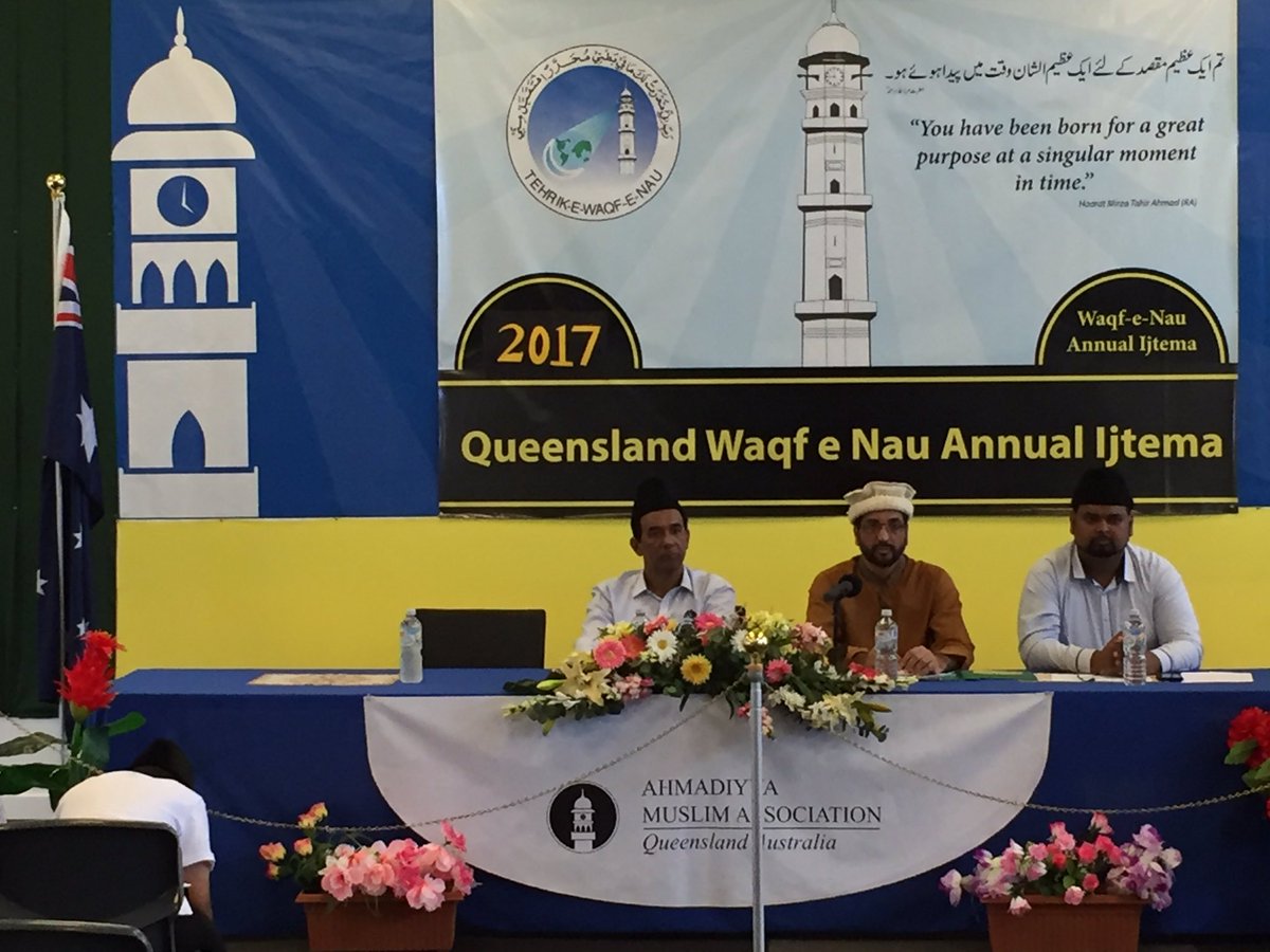 ahmadiyya_bne's tweet photo. #QLD #WaqfeNau #AnnualConvention #2017 #Brotherhood #LifeDevotee #DivineScheme #MuslimsForPeace #LoveForAllHatredForNone https://t.co/vpqTwXw3Ak
