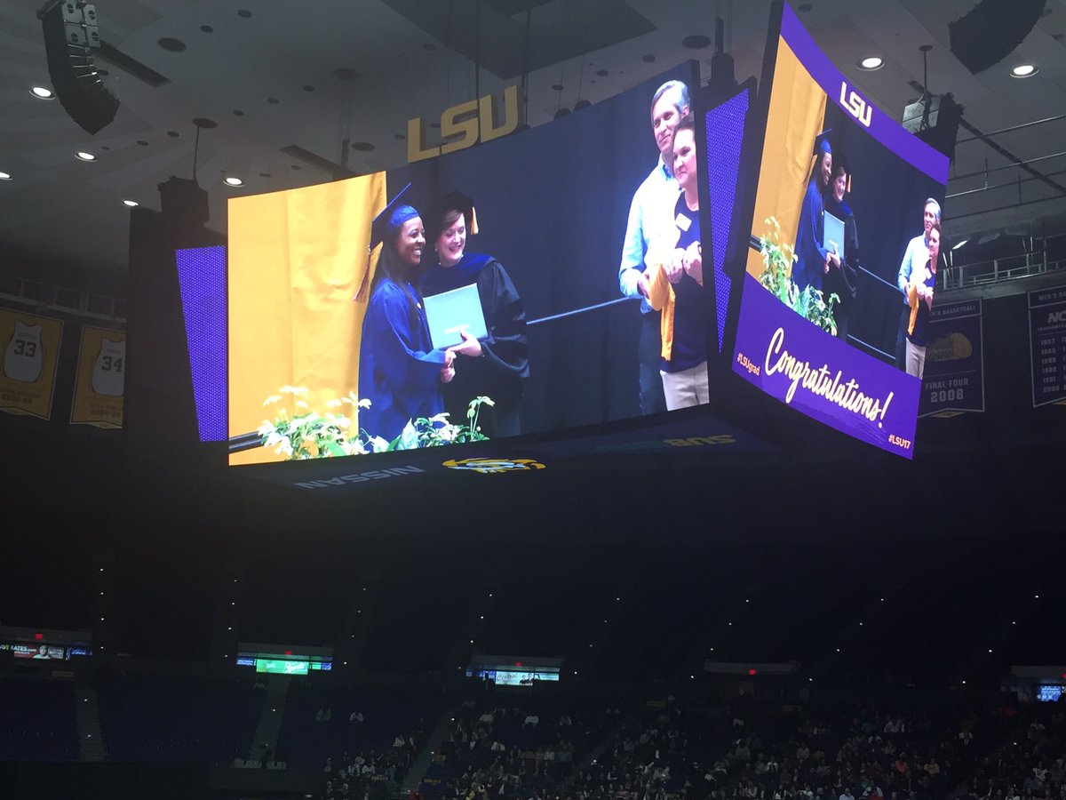 t_marieeeeee's tweet photo. Started out in Herget now we here. #LSU17 https://t.co/LabpJGXph7
