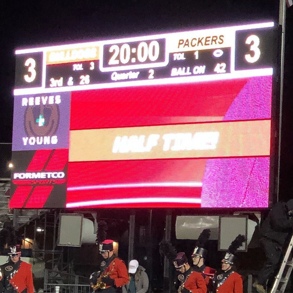 CCHSPackers's tweet photo. Halftime, tied at 3! #ghsastatechampionship #ReCla1m https://t.co/tDfkeRJcrs https://t.co/kM1w5SDzUT