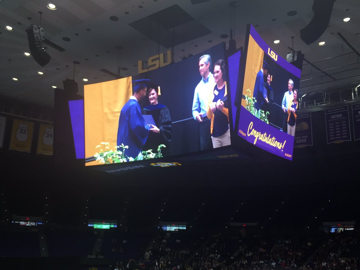 t_marieeeeee's tweet photo. Congrats to 2 of my favorite people to kick it with in the Quad. #LSU17 https://t.co/NWWywBWXMW