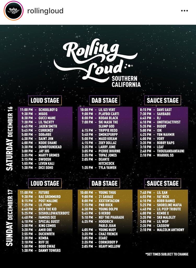 the_narrative1's tweet photo. #StageList #RollingLoud 12/16 and 12/17 The #CultureShift will be #Televised @RollingLoud #Salute #CertifiedCultureShifters #StyleClickMedia #BalanceTheNarrative @styleclickmedia Lets Get It ! https://t.co/FMTxxpkG9j