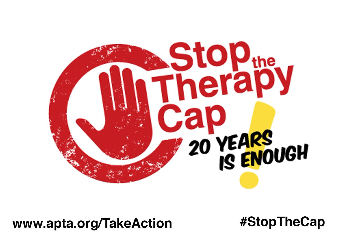 APTA_official's tweet photo. Without action on the Medicare therapy cap this month, millions of beneficiaries will have limited treatment options in 2018. Tell Congress to #StopTheCap https://t.co/ZsBUNhzn2r https://t.co/WeYeVuPqg1