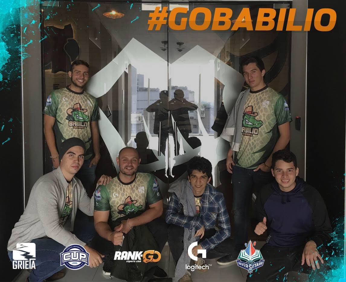CUNeSports's tweet photo. ¡Babilio se juega su última vida en el #CUP2017!

Las babillas tienen una partida BO1 contra El Salvador para clasificar como finalista. #GoBabilio🐊

¡Todos a apoyar #ConLaFeIntacta🇨🇴️!

⭕ Twitch: https://t.co/UZfWqv2Uey 
⭕ YouTube: https://t.co/IvSR6jmkTr https://t.co/rs7A6t1b2x