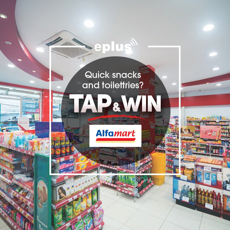 ePLUStaptopay's tweet photo. Find all your trip necessities like snacks and toiletries at Alfamart! Pay with your #ePLUS card and you might just win in our Tap &amp; Win promo! https://t.co/t03SWqSRGG