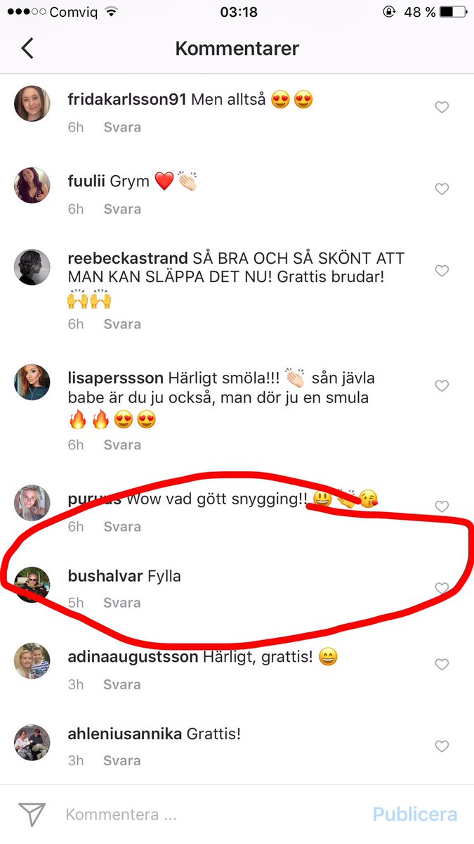 malinhaha's tweet photo. Pappas kommentar på insta när jag berättar att jag äntligen klarat mig igenom en utbildning och kan titulera mig sjukgymnast är oslagbar https://t.co/TZ4lSu8nVV