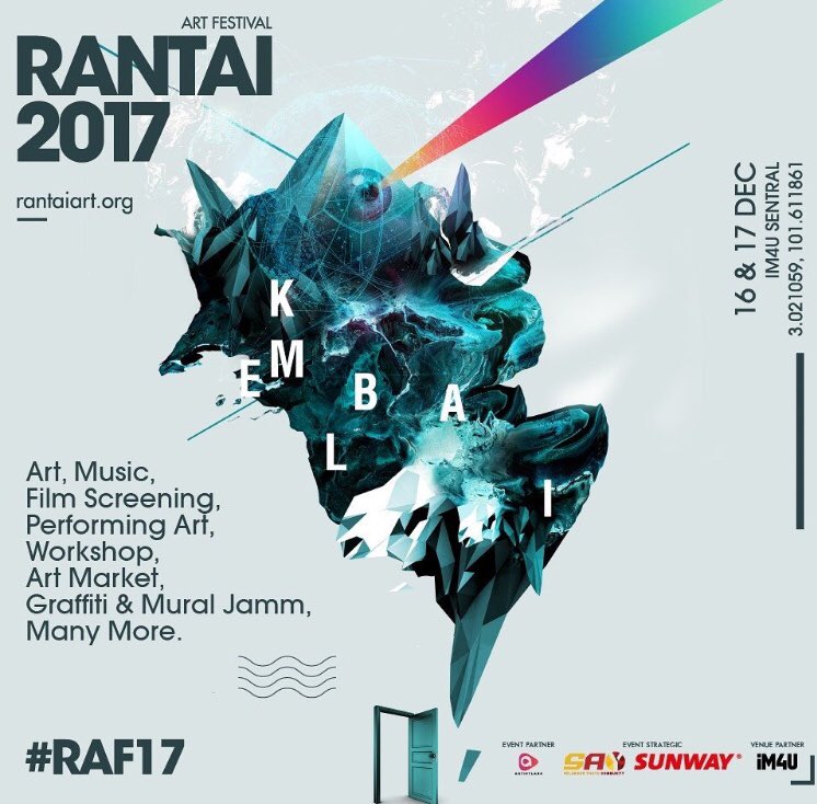 OfficialDarline's tweet photo. Kalau korang takde buat apa2 hari ni.. jom ke Rantai Art Festival 2017 #RAF17 #RAF2017 ... 

hari ni dgn esok!! (16 &amp; 17 Dis) 

Di IM4U Sentral , Puchong https://t.co/G2QD2gtdgm