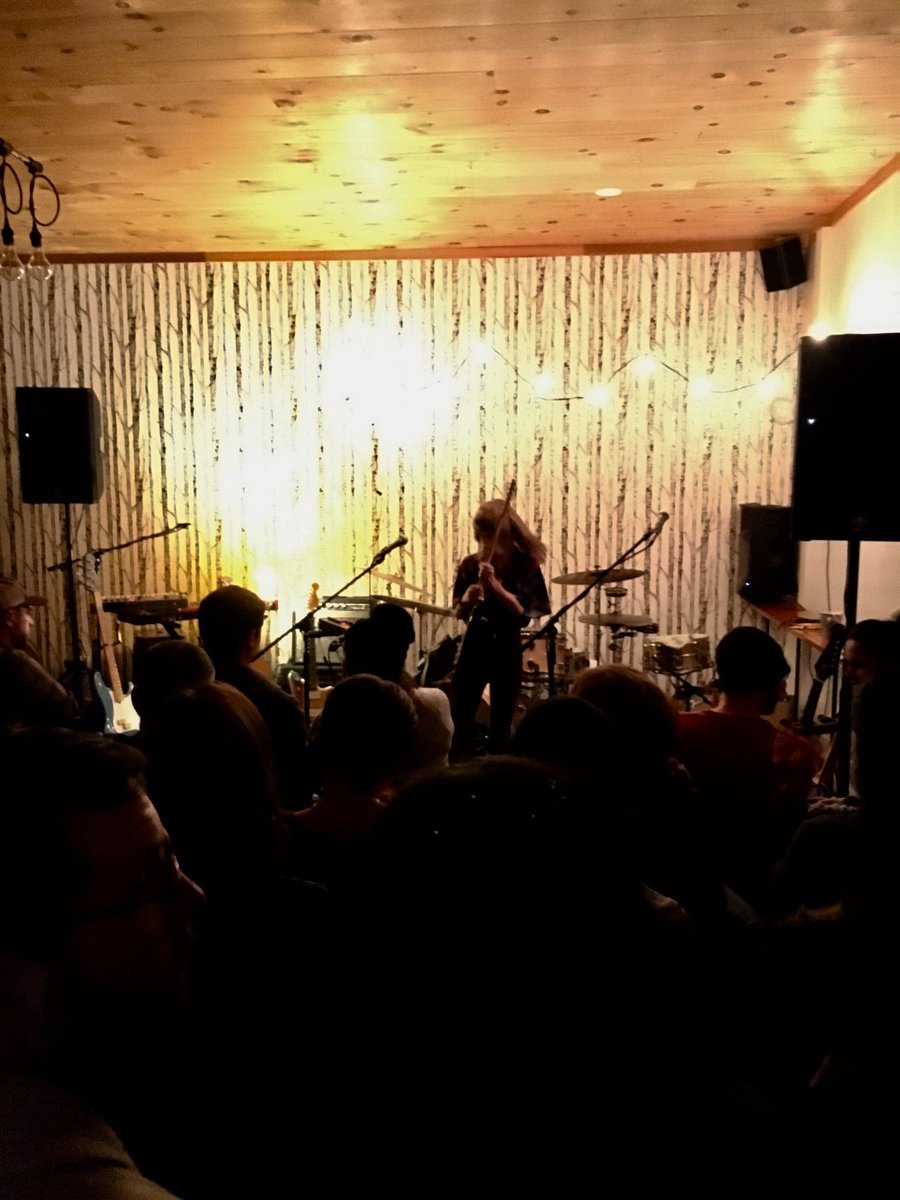 RiverKarma's tweet photo. #trails is just leaving the stage. At 18 yrs, she has awesome vocals. #jimbryson is next! We’re at #Quitters in Stittsville. Small intimate soirée. Thanks Kathleen! #jimbryson @kittythefool @QuittersCoffee https://t.co/txOgwfyi5x
