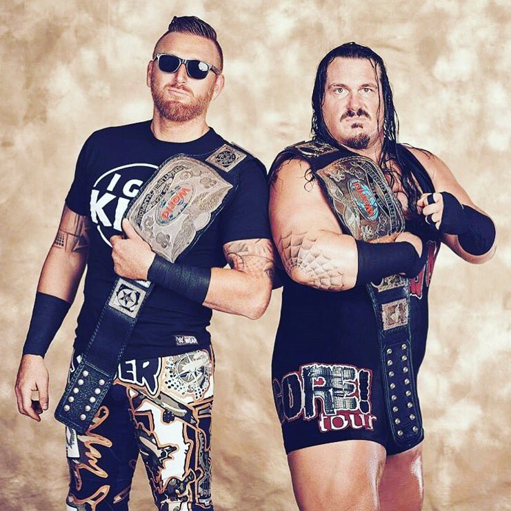 HEATHXXII's tweet photo. Oh BayBay!!!!!! We look good with some titles!!! @Rhyno313 #putusontv #wwe #entertainment #weresogood https://t.co/7bwp89FfvD