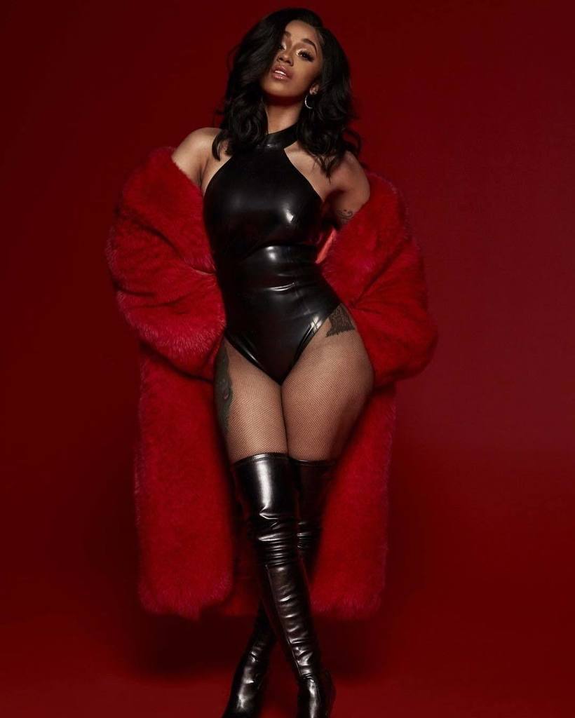 Fashionundstyle's tweet photo. RT @VexClothing: Another one of @iamcardib in the ‘Halter Bodysuit’ ✨ styled by @kollincarter #cardib #latexfashion #latexislife #boysuits #stevemadden #fashion #art #design https://t.co/fJPhS7nWxK https://t.co/xipL3C7k29
