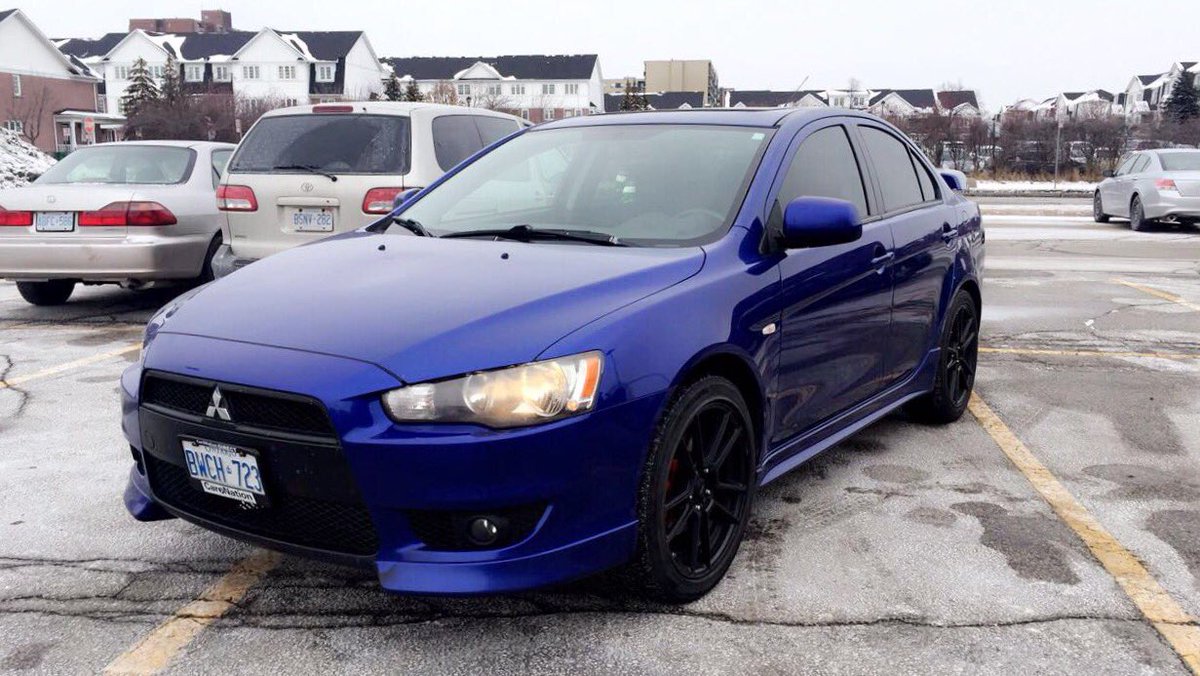 a__ms96's tweet photo. This beauty was hiding in the garage for a month. Finally took her out today 😍 #Lancer #TeamNotEvo https://t.co/rti6IBPhyb