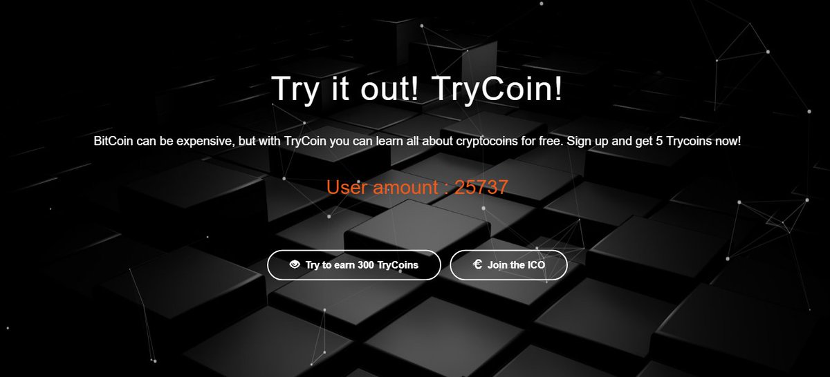 kagami_abimanyu's tweet photo. BitCoin can be expensive, but with TryCoin you can learn all about cryptocoins for free. Sign up now here https://t.co/TUxYC7mgRv and get 5 Trycoins now! @try_coin  #trycoin https://t.co/5bVoGHLBNY