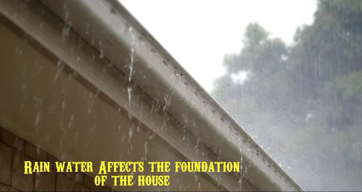 RainGutterGuard's tweet photo. The water from the downspouts can collect on the lawns or the backyard of the house thereby making it  soggy. This can affect the foundation of the house. One way to avoid  this problem is to have a series of underground drainpipes to siphon off the water far away from the house. https://t.co/wMI8M3ifxs