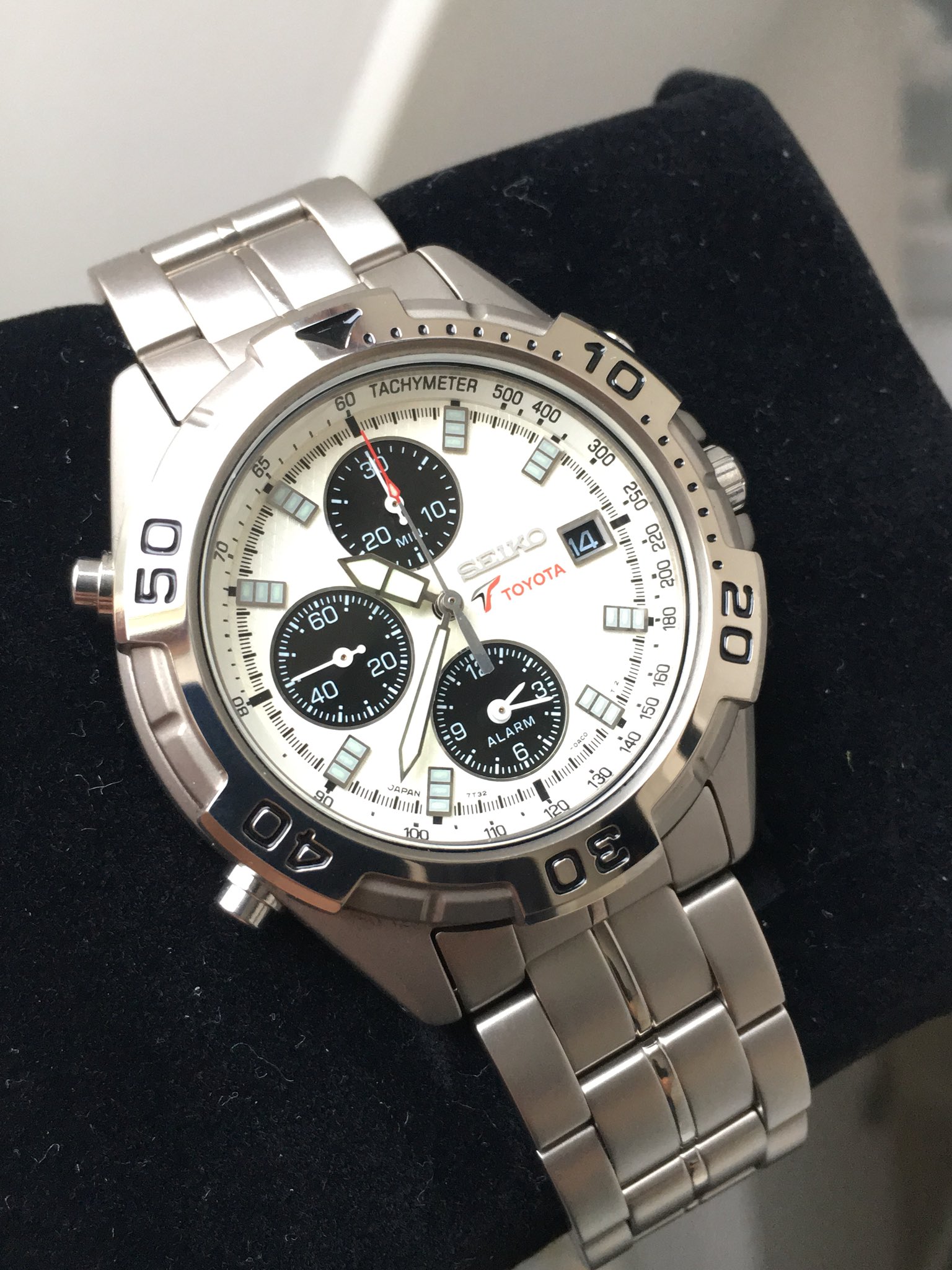 SEIKO TOYOTA F1参戦記念 コラボ 腕時計 7T32-7H40 SEIKO TOYOTA F1