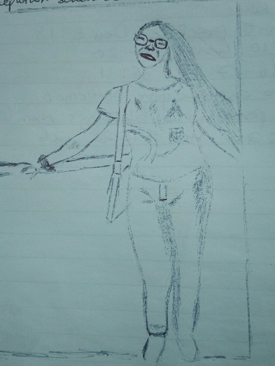 avekkool005's tweet photo. @FabulosGloria The complete sketch... https://t.co/ECexLQESLE