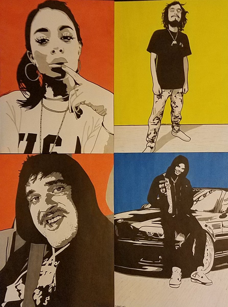 cbsharpieart's tweet photo. Some of my 2017 work ✏
.
Follow my art page on instagram: chancessharpieart

#FatNick #boobielootaveli #NBAyoungboy #Liltoe #YoungbabyCoCo #Pouya #NickColletti #XavierWulf #ChrisTravis #Ramirez #LilGnar #PostMalone https://t.co/uRTeTBHico