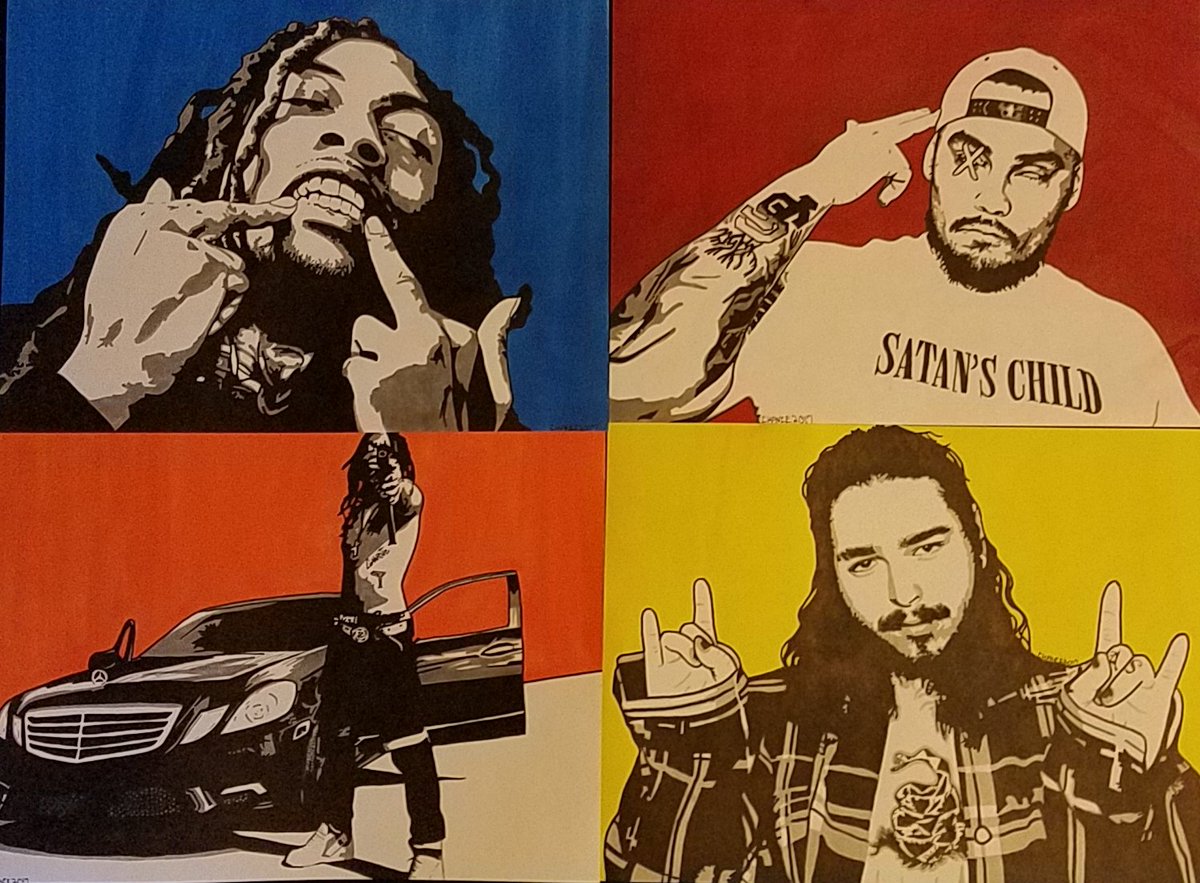 cbsharpieart's tweet photo. Some of my 2017 work ✏
.
Follow my art page on instagram: chancessharpieart

#FatNick #boobielootaveli #NBAyoungboy #Liltoe #YoungbabyCoCo #Pouya #NickColletti #XavierWulf #ChrisTravis #Ramirez #LilGnar #PostMalone https://t.co/uRTeTBHico