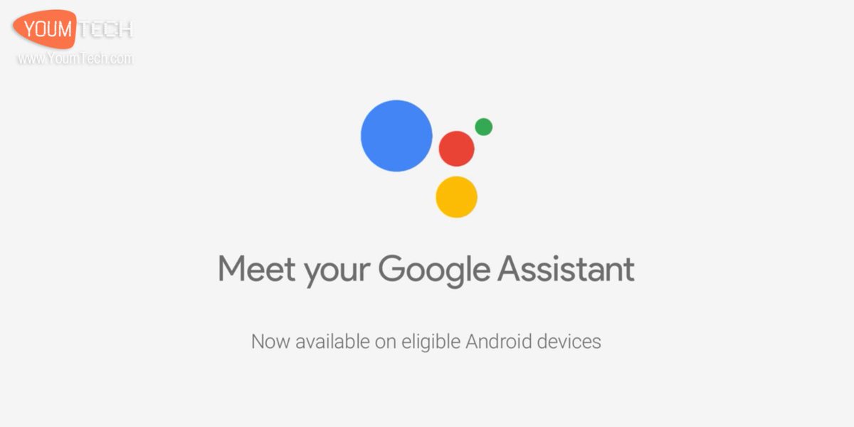 YoumTech's tweet photo. أتاحة شركة جوجل مساعدها الصوتي
Google Assistant
على الأجهزة اللوحية  العاملة بنظام تشغيل أندرويد، نوجا 7.0 أو أندرويد مارشيملو 6.0،  وأيضا أتاحة المساعد الصوتي الآن لجميع هواتف أندرويد والتي تعمل بإصدار اندرويد 5.0 "لولي بوب" فأحدث. https://t.co/i3KkIKEE9y
