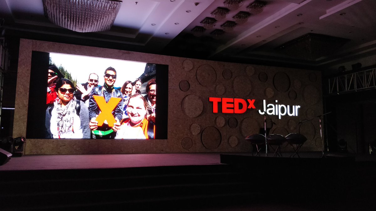 InfosysCareers's tweet photo. The stage is set and we're ready to begin! Give us a cheer if you're around. @TEDxJaipur #TedXJaipur #TEDxwithINFY https://t.co/ULAOzi7qf5