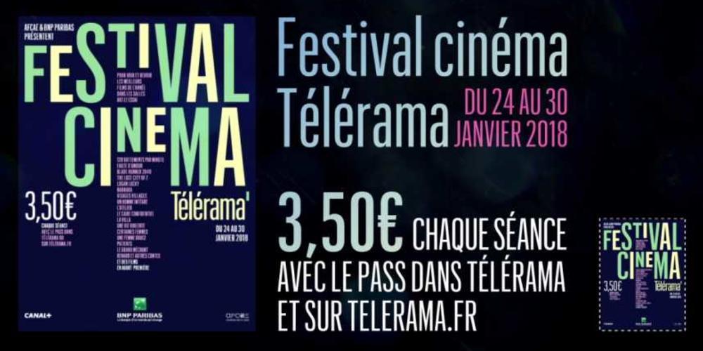Telerama's tweet photo. Regardez la bande-annonce du Festival cinéma Télérama 2018 https://t.co/ZYSDGjYLgS https://t.co/xjTQ9X3ZtV