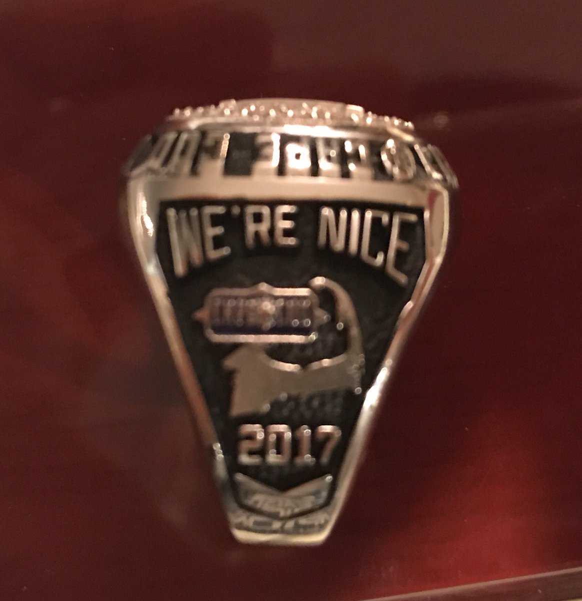 Jshev21's tweet photo. 9 playoff games, 5 elimination games, and this is the result of an amazing summer with an awesome group of players and coaches. #Brewcrew https://t.co/fXz4z50Bkk