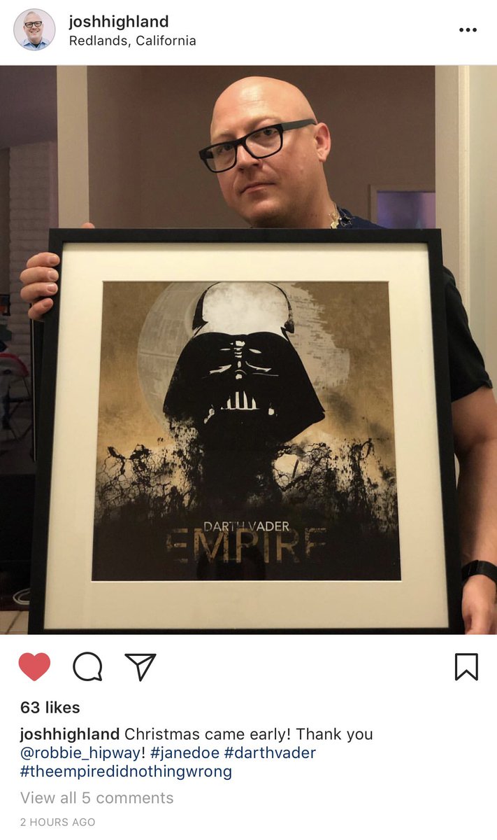 Rob_Shipway's tweet photo. Early Christmas present for @JoshHighland this is 100% the best gift I’ll give this year. #converge #janevader https://t.co/B1bJGXnjXD