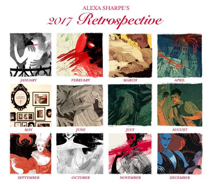 It's That Time Of The Year; 2017 vs 2016 retrospective / summary of art. Flourishing ? 