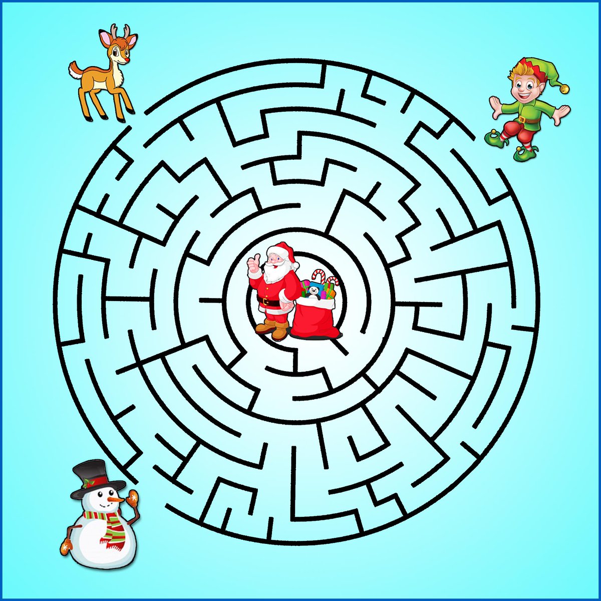 #ContestAlert

You can #HelpSanta get out of the maze by telling us who can rescue him and you can be the lucky winner of the contest!