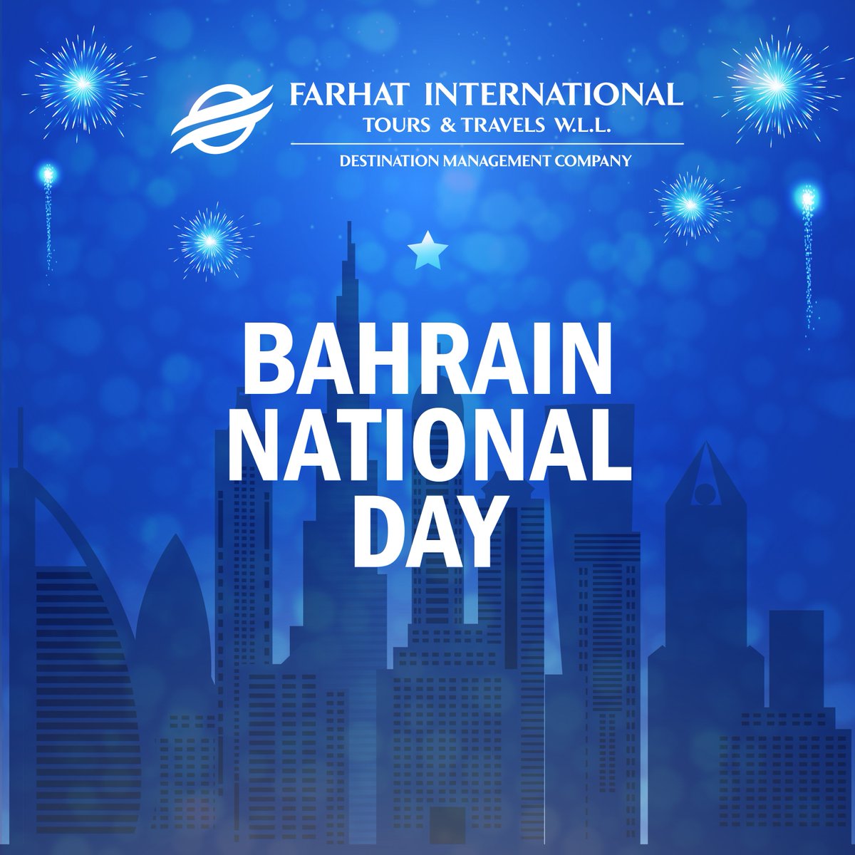 FarhatTours's tweet photo. Wishing all Bahraini a Happy National Day from Farhat Tours Family !!
#BahrainNationalDay #BahrainKingdom #RepublicBahrain #IndependenceYear #BahrainNationalDay2017 #December16 #visitbahrain #weloveBahrain #nationalday
#HappyNationalDay #BahrainNationalDay46 #IloveBahrain https://t.co/R3yrPtEd0F