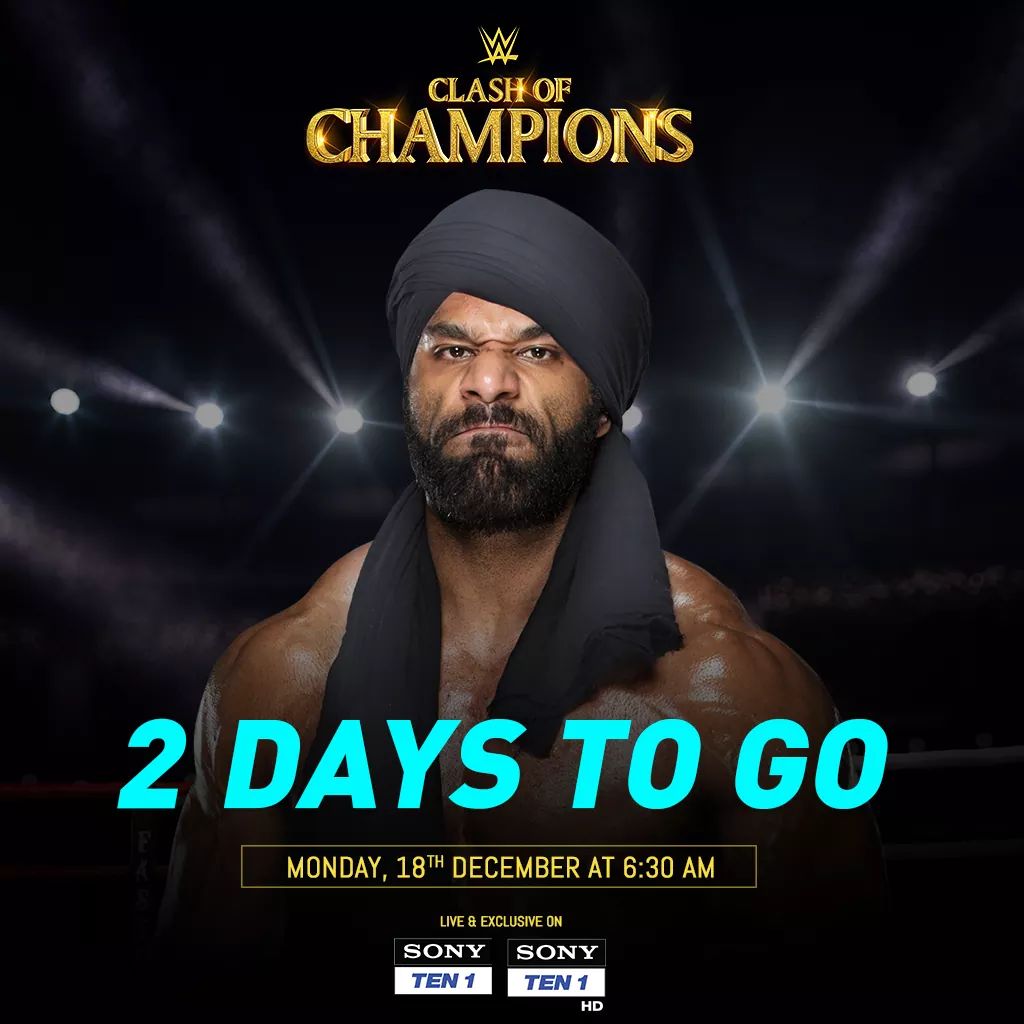 #ClashOfChampions is only 2 days away!