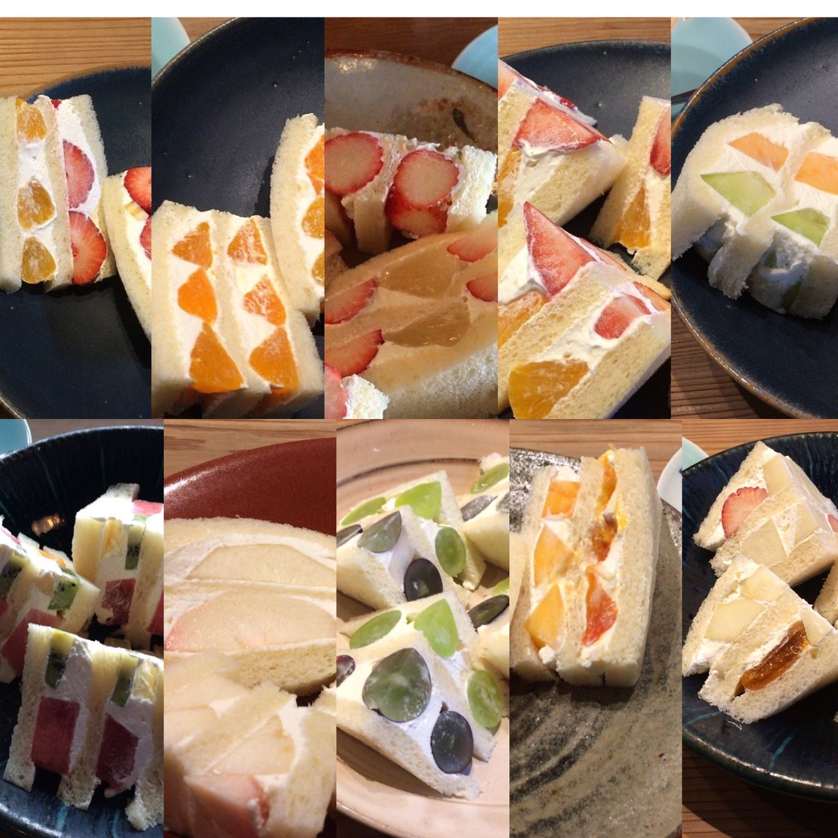 伊藤fds 粒 市川屋珈琲 季節のフルーツサンド フルーツサンド 京都カフェ 17年コンプリート