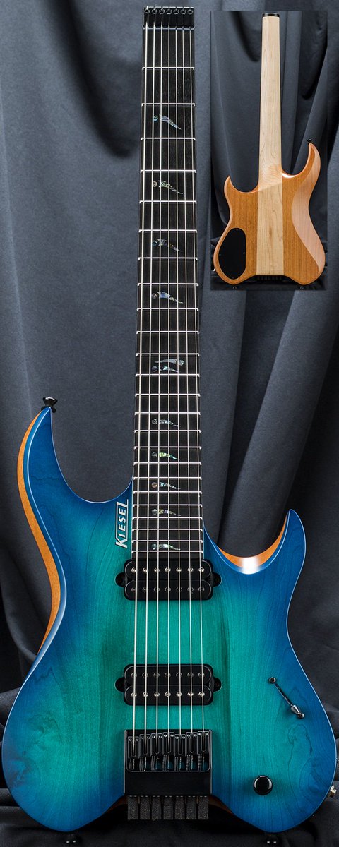 Kiesel 即納コーナー新入荷 ヘッドレスギター編 V7X $2274 Raw Tone
