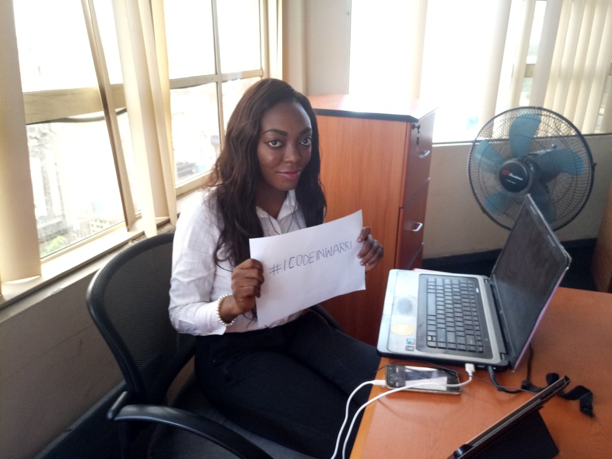 LeBelleAmi's tweet photo. #ICodeInWarri #WarriTechNetwork #Techie https://t.co/TjQfqEqvGc
