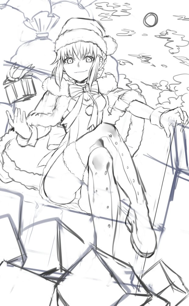 実は2年前にサンタオルタ描いてたんですよ(エクスカリバー描くのが面倒でやめた) 