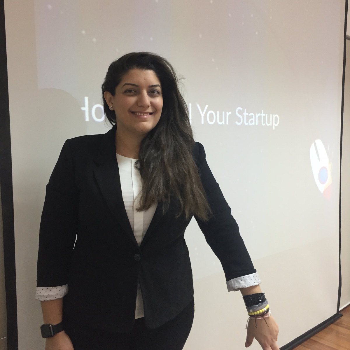 WeInitiative's tweet photo. Today’s #BusinessPowerSession, “How to fail your startup” Ms. Layal Jebran (@ipr1ncess) founder and CEO of @moubarmij has just started! https://t.co/DtODsmMtVS