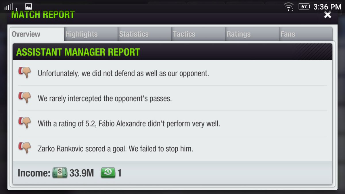 TanahunFC's tweet photo. Champion league
Unbelievable losse 😬
#TanahunFC 0-4 #persegres United
#TopEleven https://t.co/0vbxeXLMLe