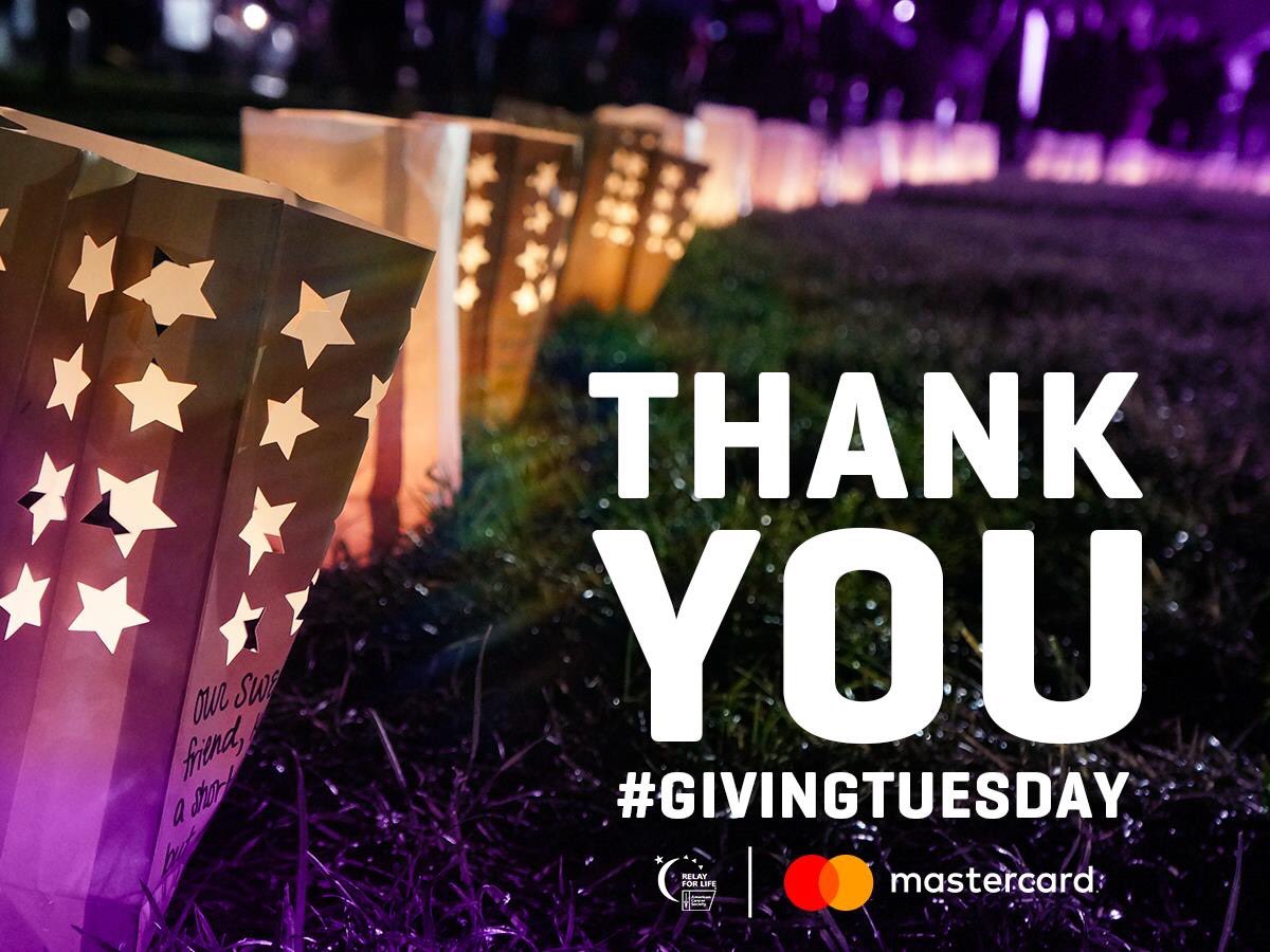 RelayforLifeEHS's tweet photo. Thank you to everyone who donated to Relay For Life on #GivingTuesday. We’re so grateful for you. https://t.co/hGiBEd9qWo