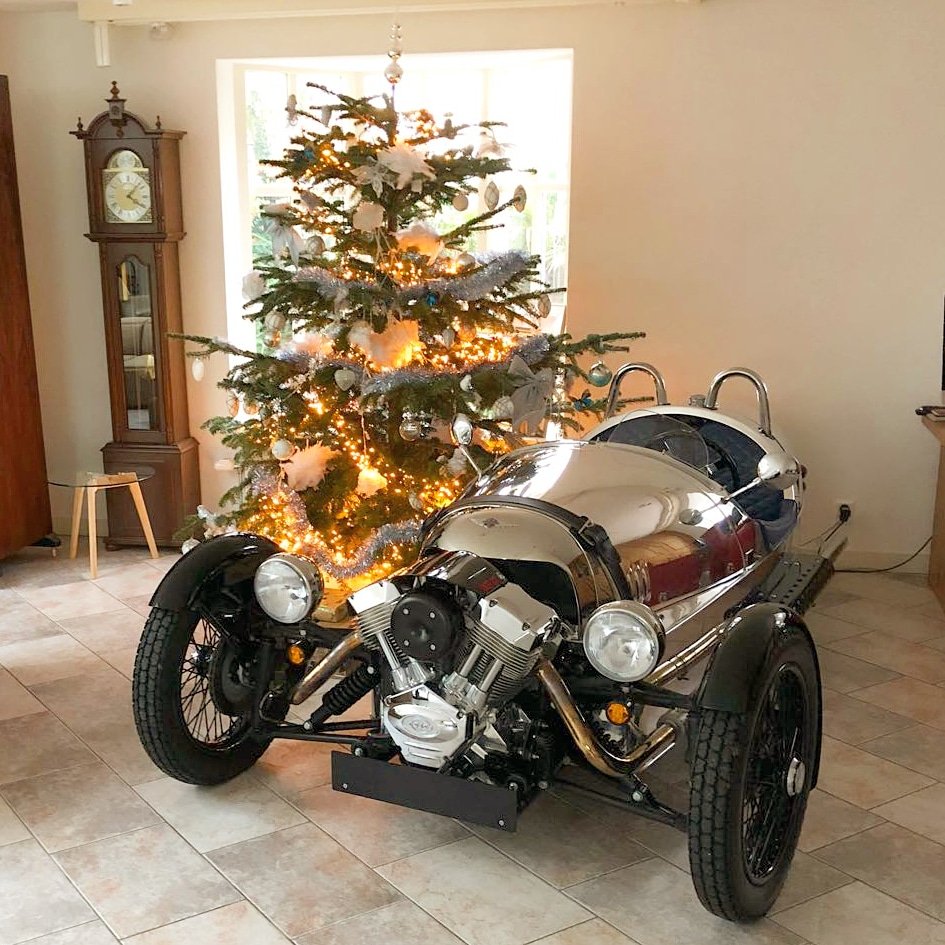 We delivered a #3Wheeler to the new owner yesterday. Best #Christmast gift under the tree! #MorganAdventure #LouwmanExclusive #MorganCars
