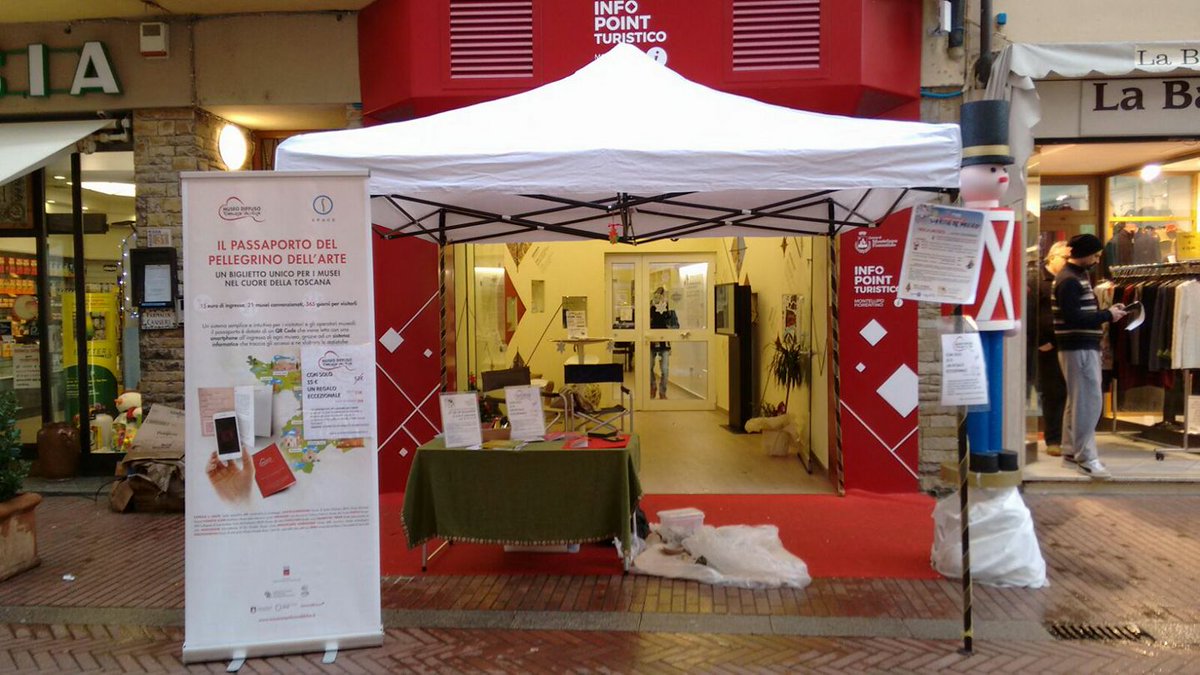 MudChianti's tweet photo. Il museo diffuso dell'Empolese Valdelsa #MuDEV ai mercatini natalizi a @ComuneMontelupo 16/17 dicembre 9-19. Il prodotto è il biglietto unico, 15€ per 21 musei in 12 mesi. #unregalone Vi aspettiamo #tuttixunoxtutti https://t.co/7vX8ufbOkz