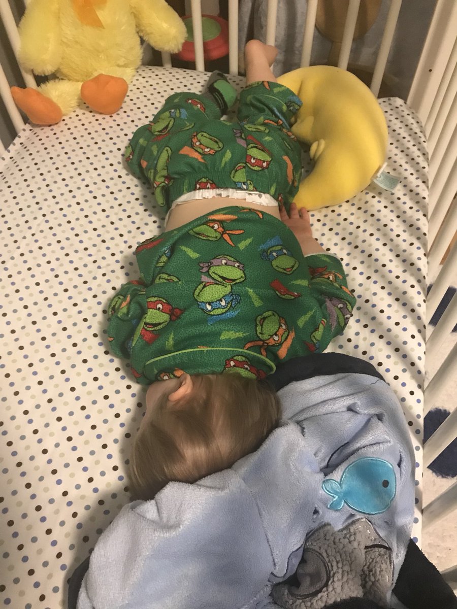 ScottATavegia's tweet photo. Clearly our Boy had an adventurous night of sleep... socks 🧦 animals and blankets everywhere #t21 #goodsleeper #DownSyndrome https://t.co/gRsBbKV24u