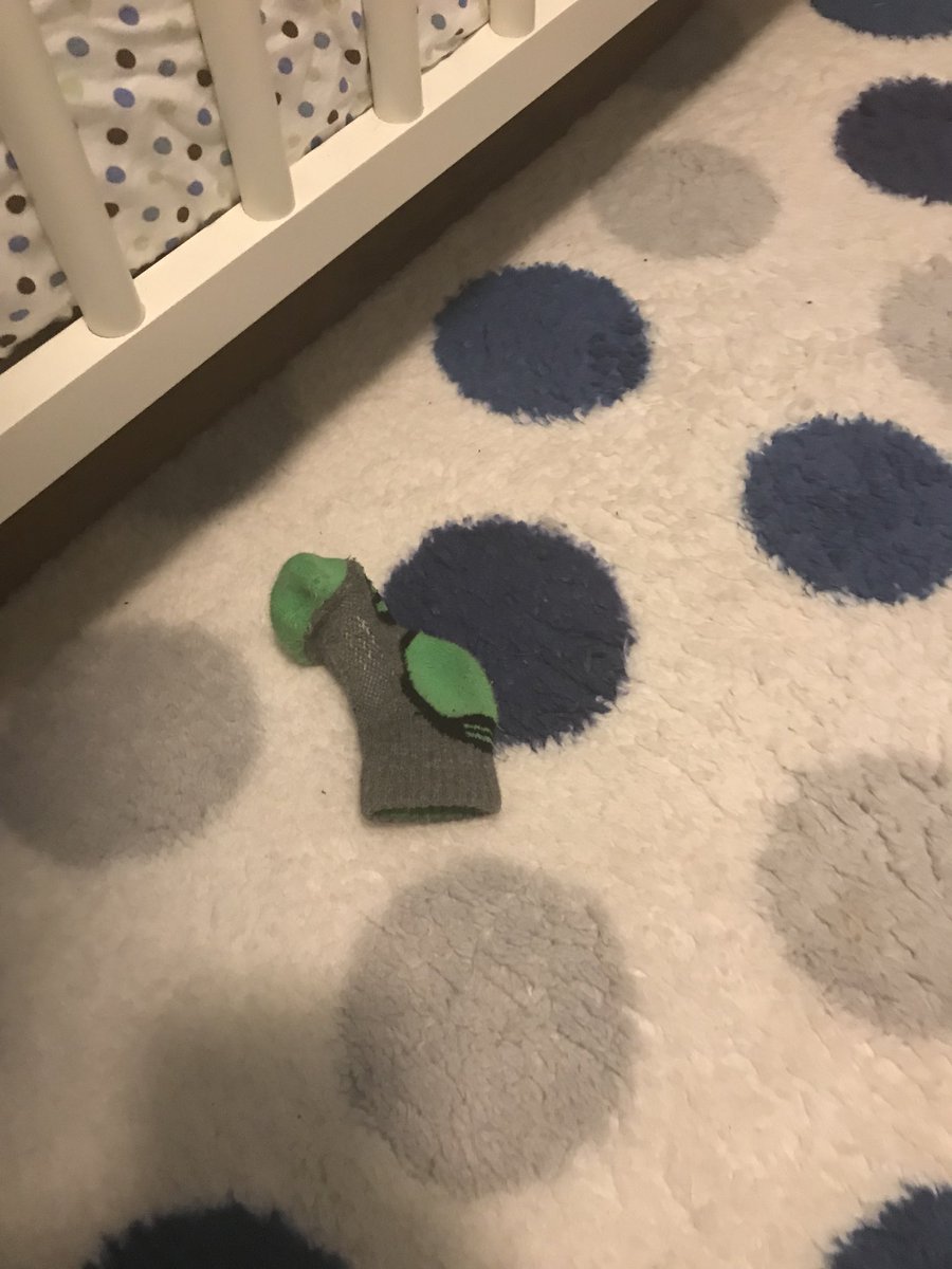 ScottATavegia's tweet photo. Clearly our Boy had an adventurous night of sleep... socks 🧦 animals and blankets everywhere #t21 #goodsleeper #DownSyndrome https://t.co/gRsBbKV24u