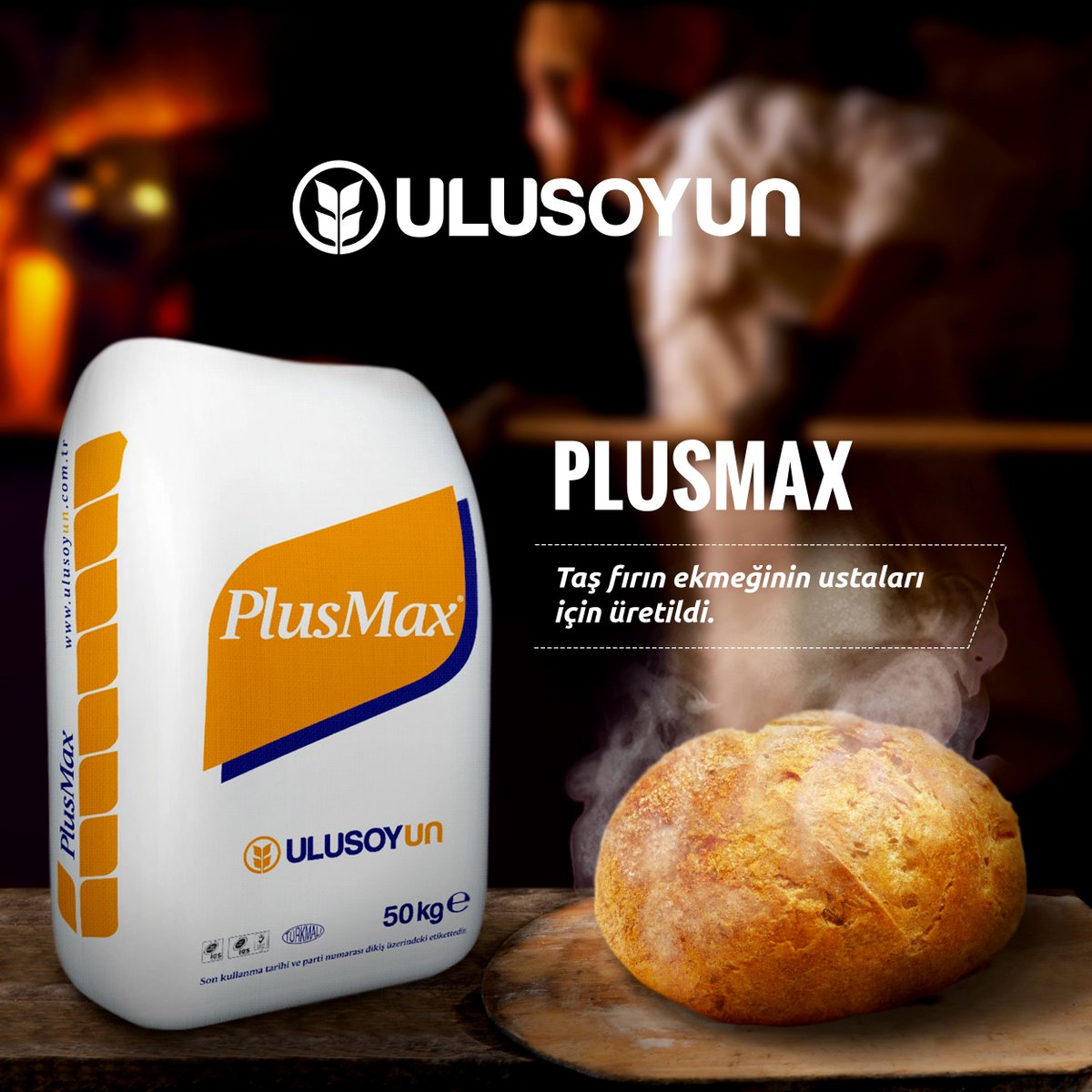 UlusoyUnAS's tweet photo. Taş fırın ekmeğinin ustaları için üretildi. #PlusMax #TaşFırın https://t.co/HyogfQT1Eh