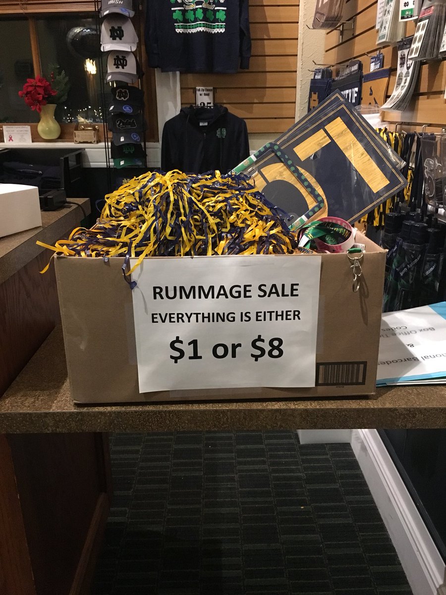 Still looking for Christmas gifts? Check out our rummage sale at the Info Desk. All items in the box are either $1 or $8. We are open between 9am-2pm today!