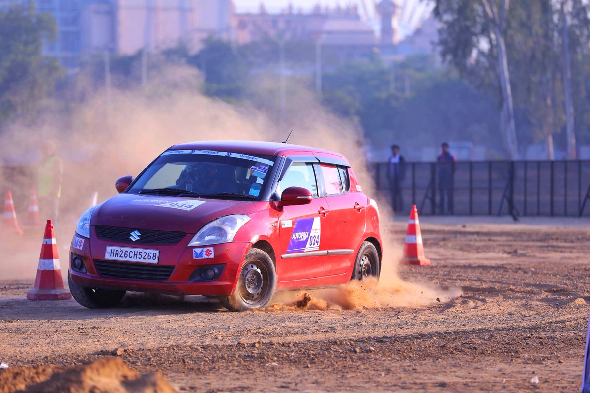 Maruti_Corp's tweet photo. Day 2 of #MSAutoprix2017 #Gurugram witnessed power-packed action with racing combats on the dirt track. Stay tuned for the final showdown tomorrow. https://t.co/81foawu5gR