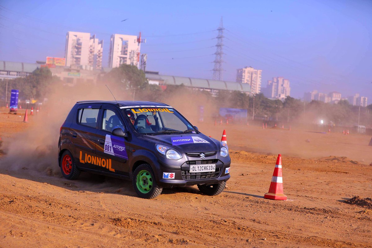 Maruti_Corp's tweet photo. Day 2 of #MSAutoprix2017 #Gurugram witnessed power-packed action with racing combats on the dirt track. Stay tuned for the final showdown tomorrow. https://t.co/81foawu5gR