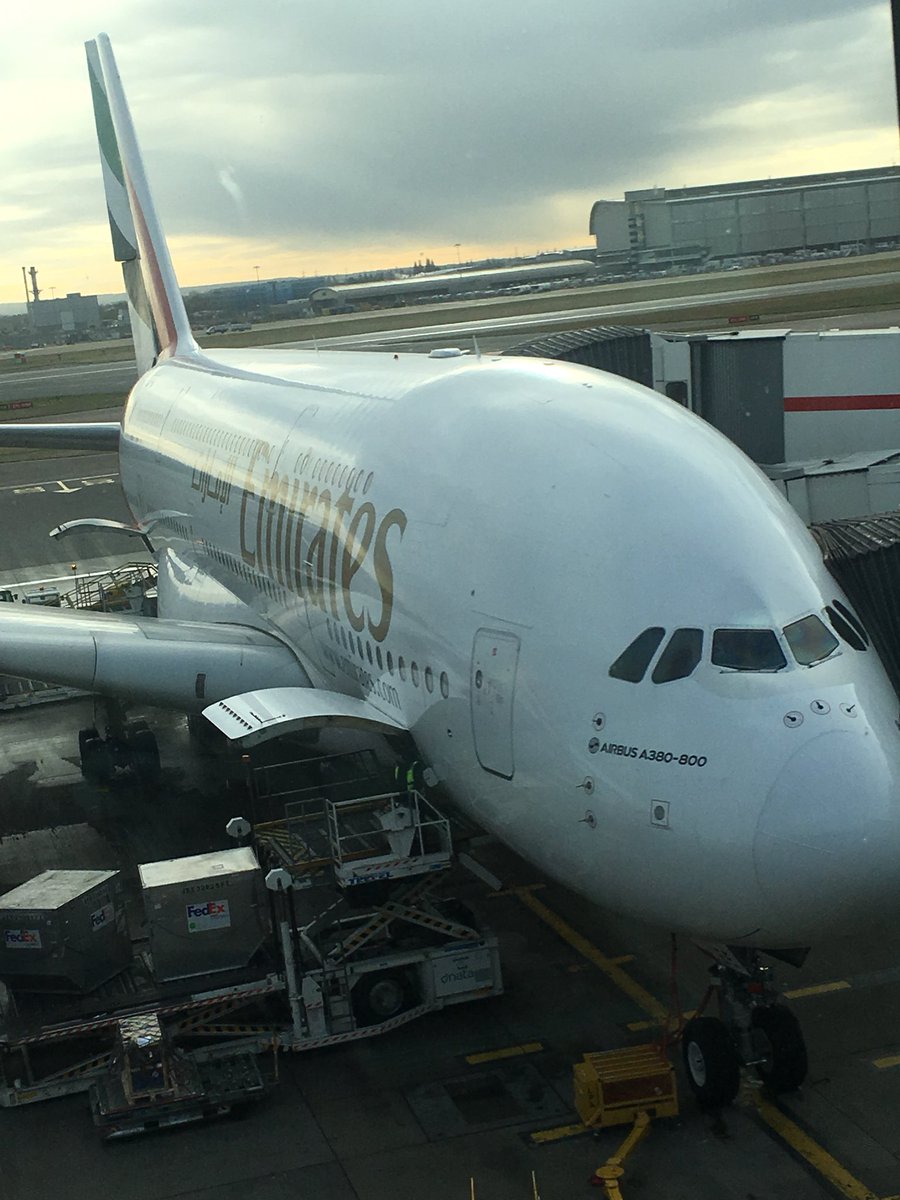ianandmj's tweet photo. Ready for our #emerates flight at #Heathrow https://t.co/62w7ZQIR2u